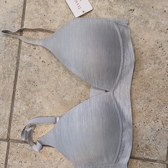 NWT Isaac Mizrahi Gray Women's Bra 36C - Picture 2 of 9